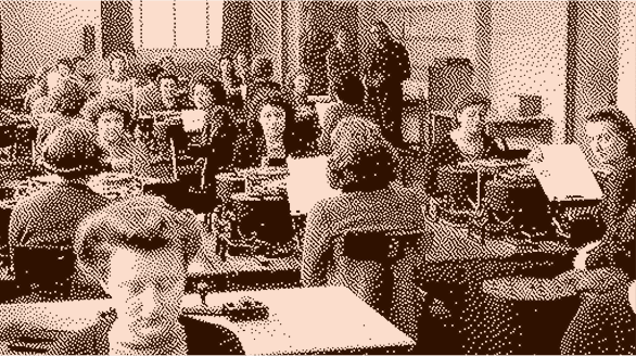Women at computers